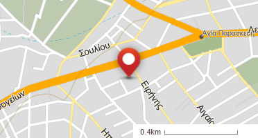 Location of business on map
