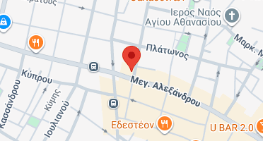 Location of business on map