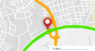 Location of business on map