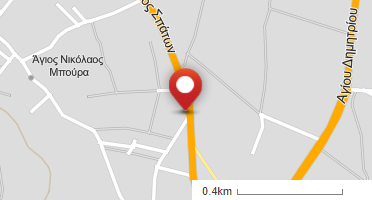 Location of business on map