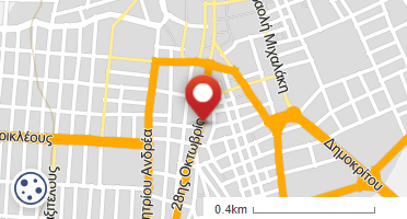 Location of business on map