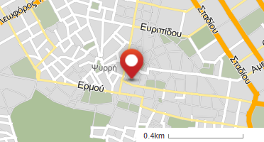 Location of business on map