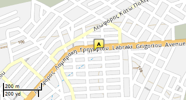 Location of business on map