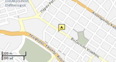Location of business on map