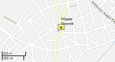 Location of business on map