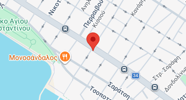 Location of business on map