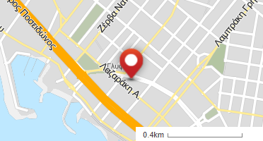 Location of business on map