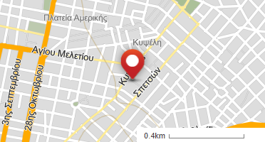 Location of business on map