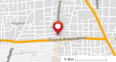 Location of business on map