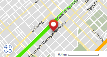 Location of business on map