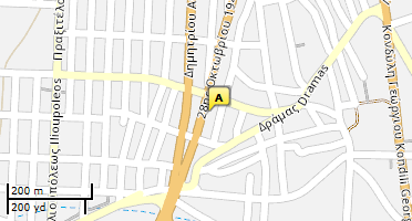 Location of business on map