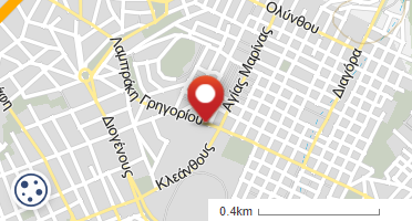 Location of business on map