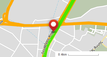 Location of business on map