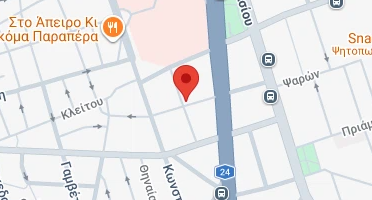 Location of business on map