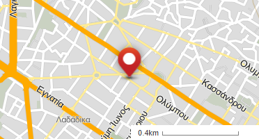 Location of business on map
