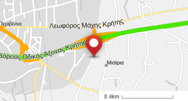 Location of business on map