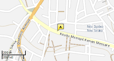 Χάρτης και σημείο της επιχείρησης