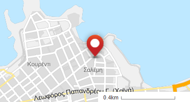 Location of business on map