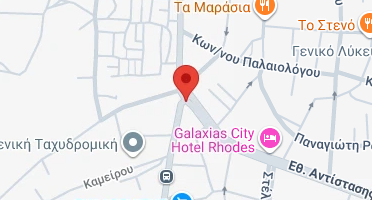 Location of business on map