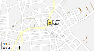 Location of business on map