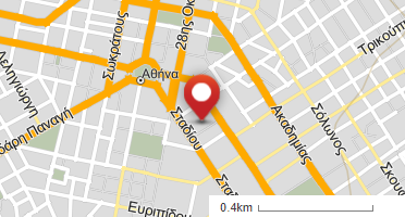 Location of business on map