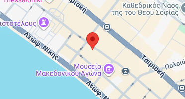 Location of business on map