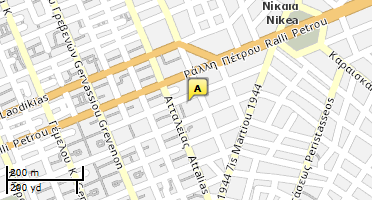 Location of business on map