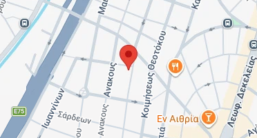 Location of business on map