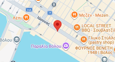 Location of business on map