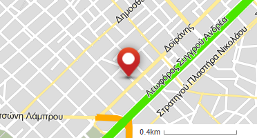 Location of business on map