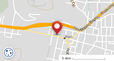 Location of business on map