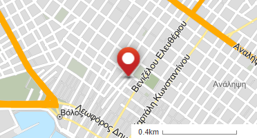 Location of business on map