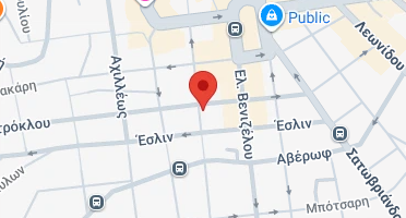 Location of business on map