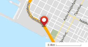 Location of business on map