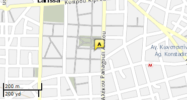 Location of business on map