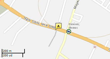 Location of business on map