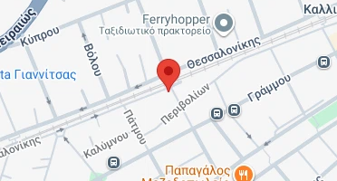 Location of business on map