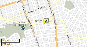 Location of business on map