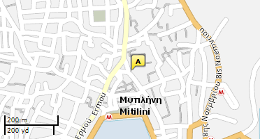Location of business on map
