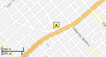 Location of business on map