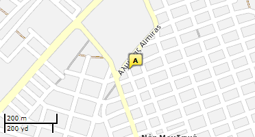 Location of business on map