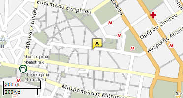 Location of business on map