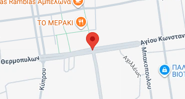 Location of business on map