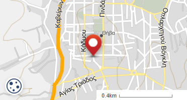 Location of business on map