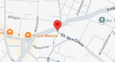 Location of business on map