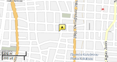 Location of business on map