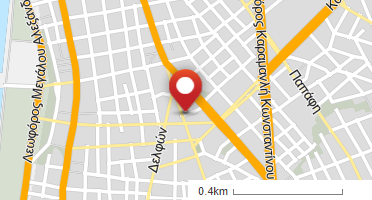 Location of business on map