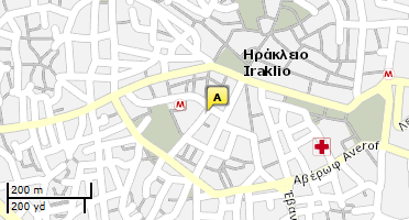 Χάρτης και σημείο της επιχείρησης