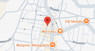 Location of business on map