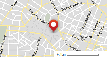 Location of business on map